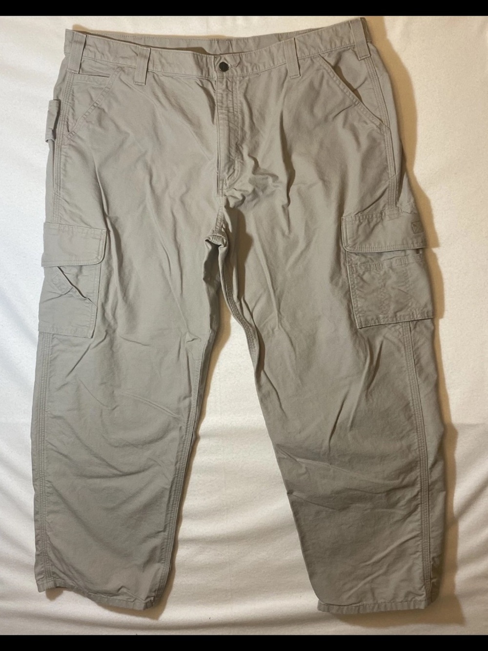 Carhartt Men's Canvas Utility Cargo Pants - Light Khaki 42x30